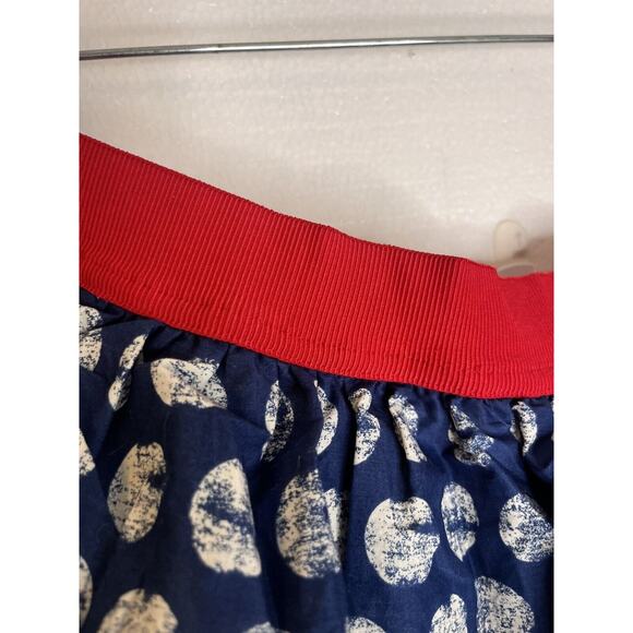 NWT Lane Bryant Blue White Polka Dot Tiered Elastic Waist Plus Skirt size 22/24 - Picture 8 of 8